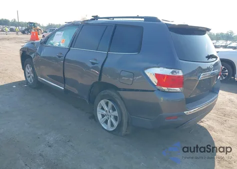 2012 Toyota Highlander Se V6 from USA, damaged, VIN 5TDBK3EH9CS122215